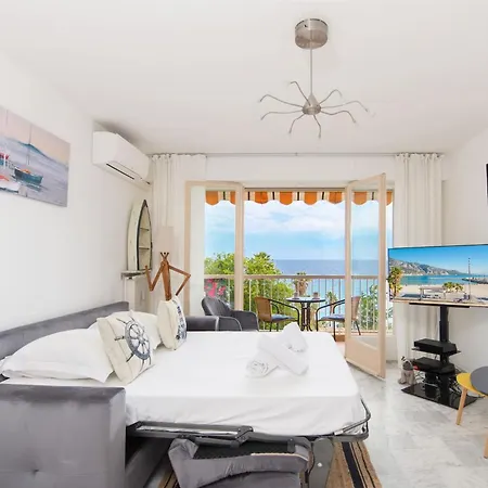 Vina Del Mare, Vue Mer, Terrasse Mentone